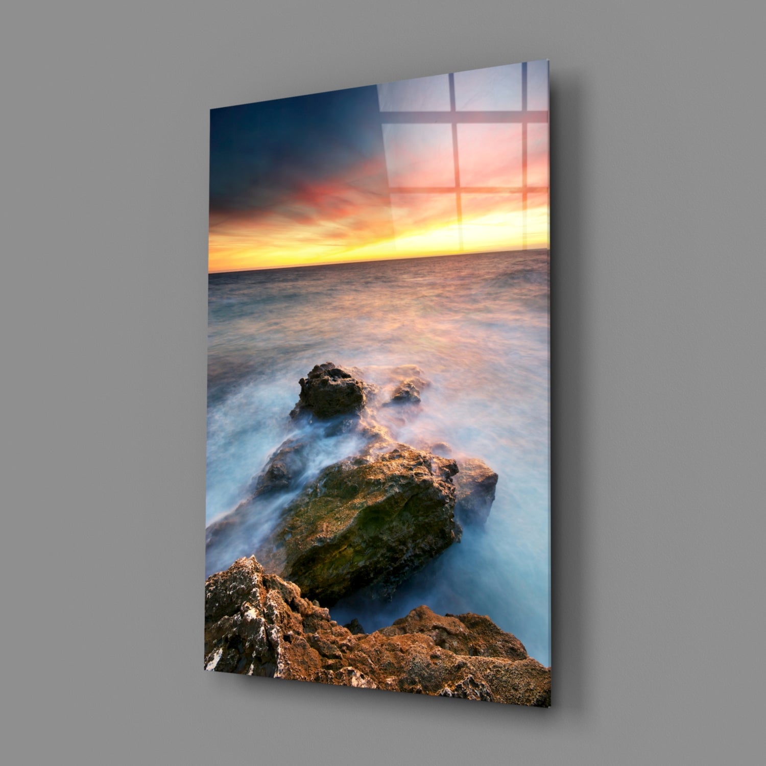 Sunset Glass Wall Art.
