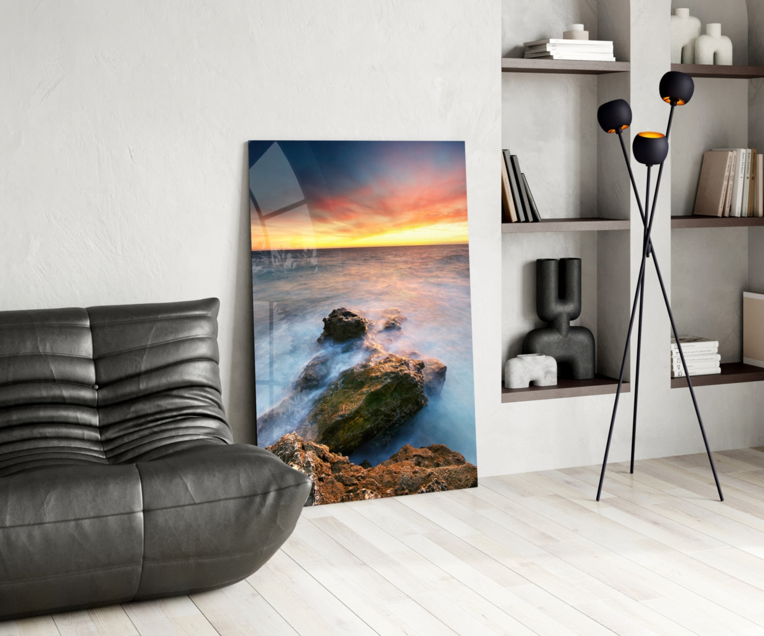 Sunset Glass Wall Art.