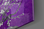Violet Almond panel catching low light to reveal its tactile ridge