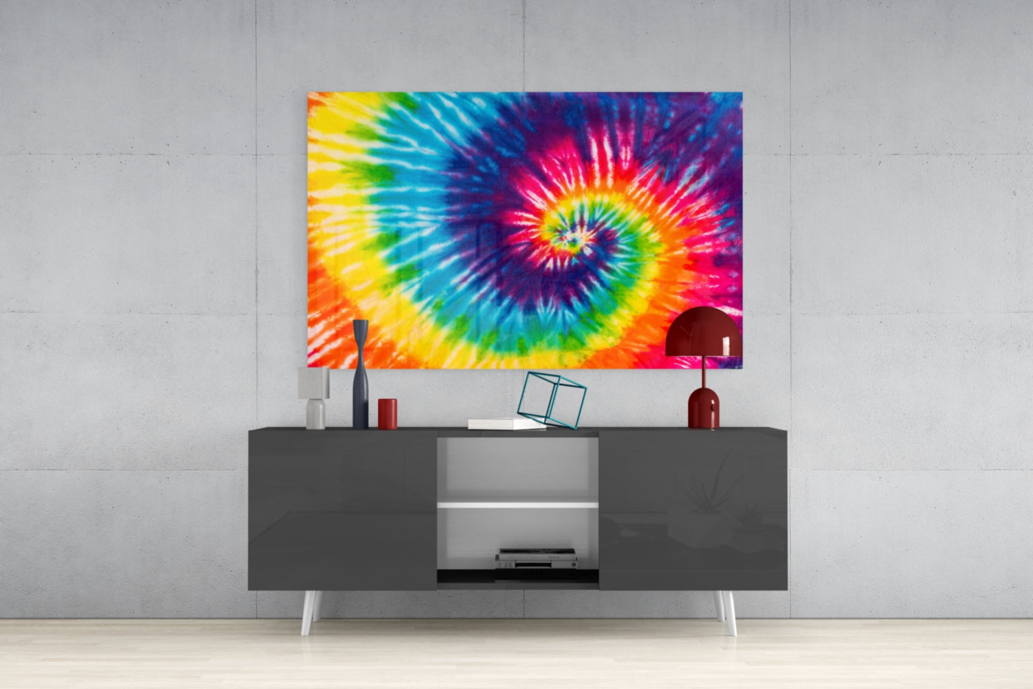 Rainbow Mosaic Glass Wall Art.