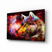 Nebula-splash panel bringing mystical drama to a contemporary living space