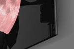 Pink Moon Wolf panel catching low light to reveal its tactile crater