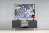 Abstract Glass Wall Art.
