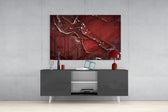 Abstract Glass Wall Art.