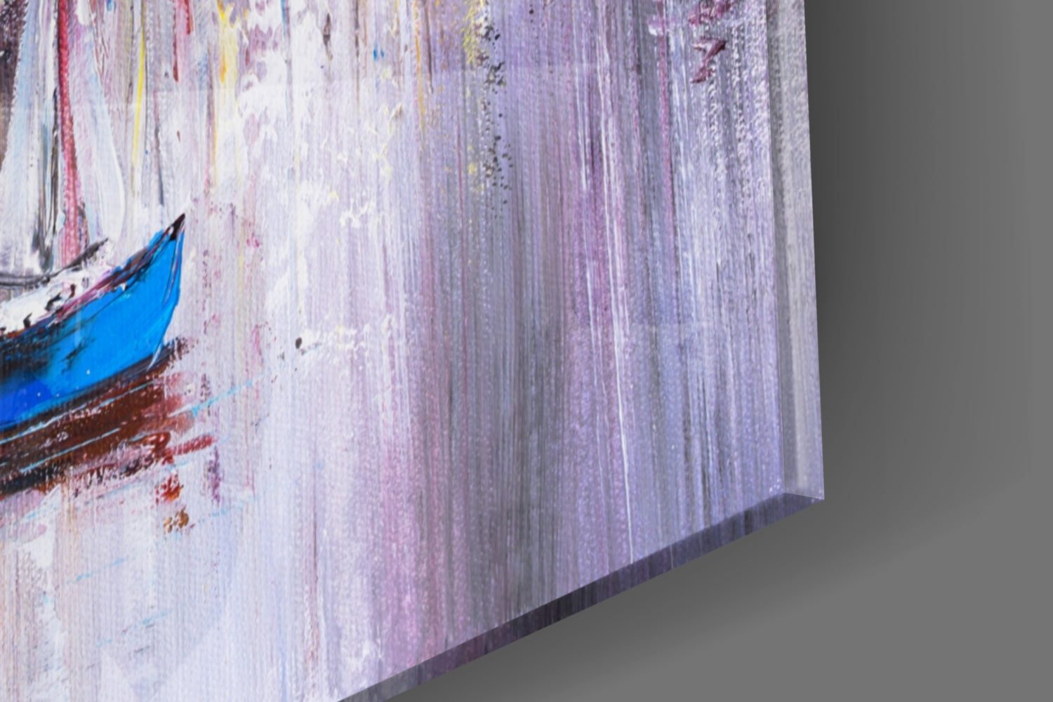 Abstract Glass Wall Art.