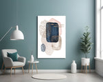 Boho Cluster panel adding serene mood to a powder room