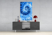 Blue Mosaic Glass Wall Art.
