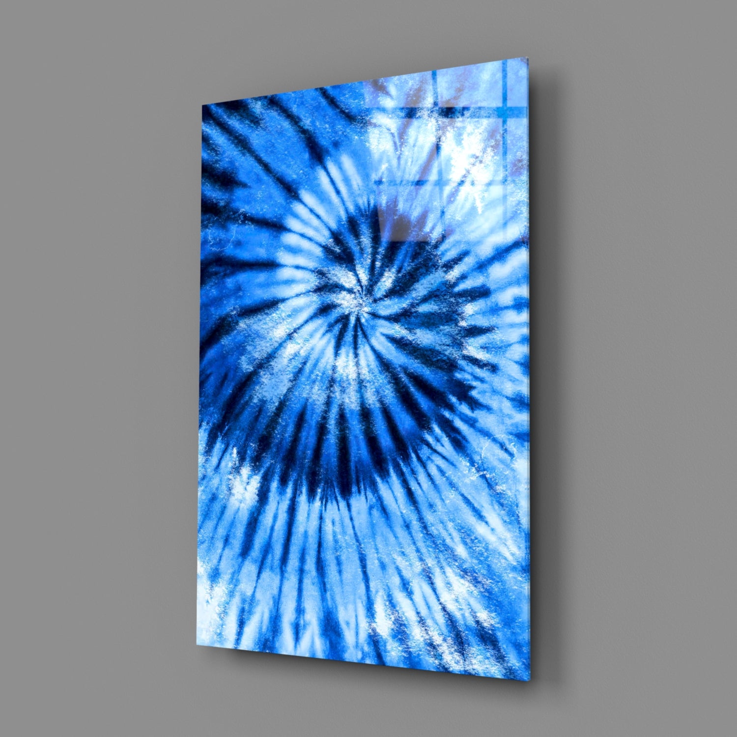 Blue Mosaic Glass Wall Art.