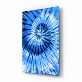 Psychedelic panel bringing kinetic drama to a contemporary living space