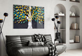 Jewel Tree panel adding editorial mood to a study