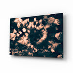 Painterly-abstract panel bringing organic drama to a contemporary living space
