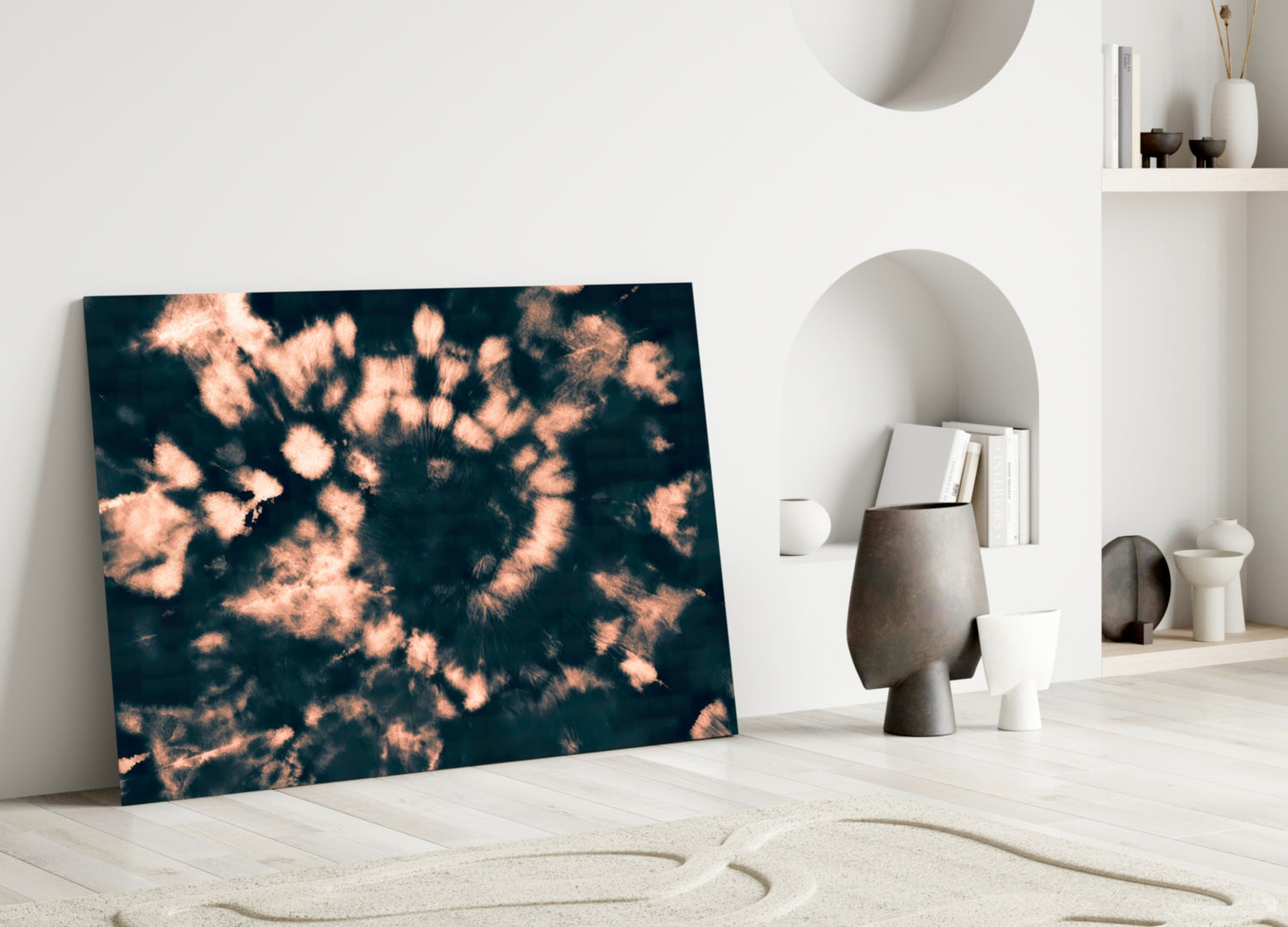 Abstract Glass Wall Art.