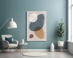 Pebble Stack panel adding serene mood to a guest room