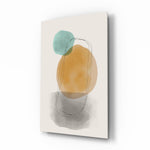 Soft-modern panel bringing soft drama to a contemporary living space