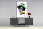 Sculpture Glass Wall Art.