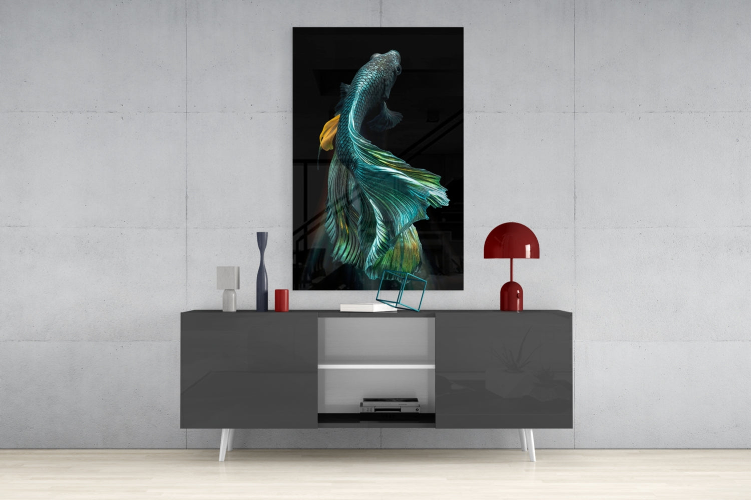 Fish Glass Wall Art.