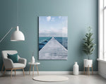 Pier Horizon panel adding calming mood to a meditation corner