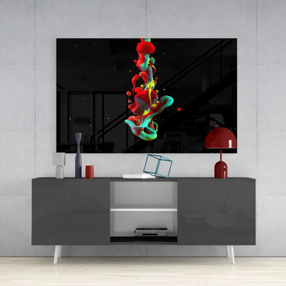 Colors Glass Wall Art.