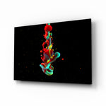 Surreal-3D panel bringing futurist drama to a contemporary living space