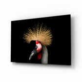 Regal-portrait panel bringing naturalist drama to a contemporary living space