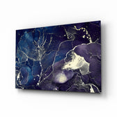 Alcohol-ink panel bringing sophisticated drama to a contemporary living space