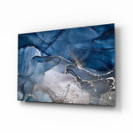 Coastal-serene panel bringing calm drama to a contemporary living space