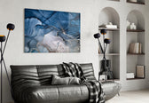 Sapphire Stone panel adding calm mood to a bedroom
