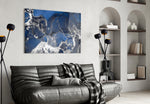 Cobalt Spill panel adding editorial mood to a study