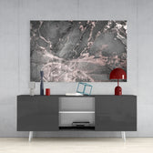 Abstract Depth Glass Wall Art.