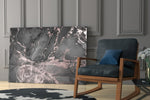 Smoke and Blush artwork anchoring a wall with moody romantic palette
