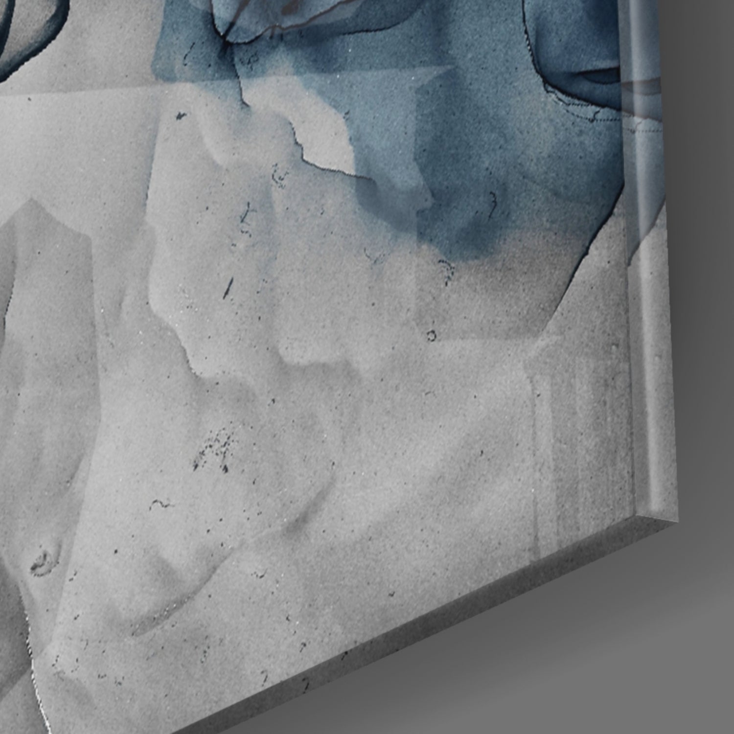 Abstract Depth Glass Wall Art.