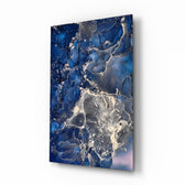 Regal-modern panel bringing editorial drama to a contemporary living space