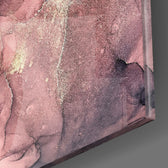 Rose Cloud panel catching brass-light to reveal its tactile bloom