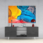 Dance of Colors Glass Wall Art.