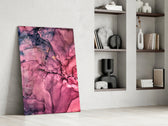 Magenta Bloom artwork anchoring a wall with romantic luxe palette