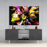 Colorful Thoughts Glass Wall Art.