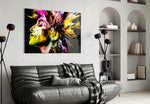 Vivid Mind panel adding editorial mood to a living room