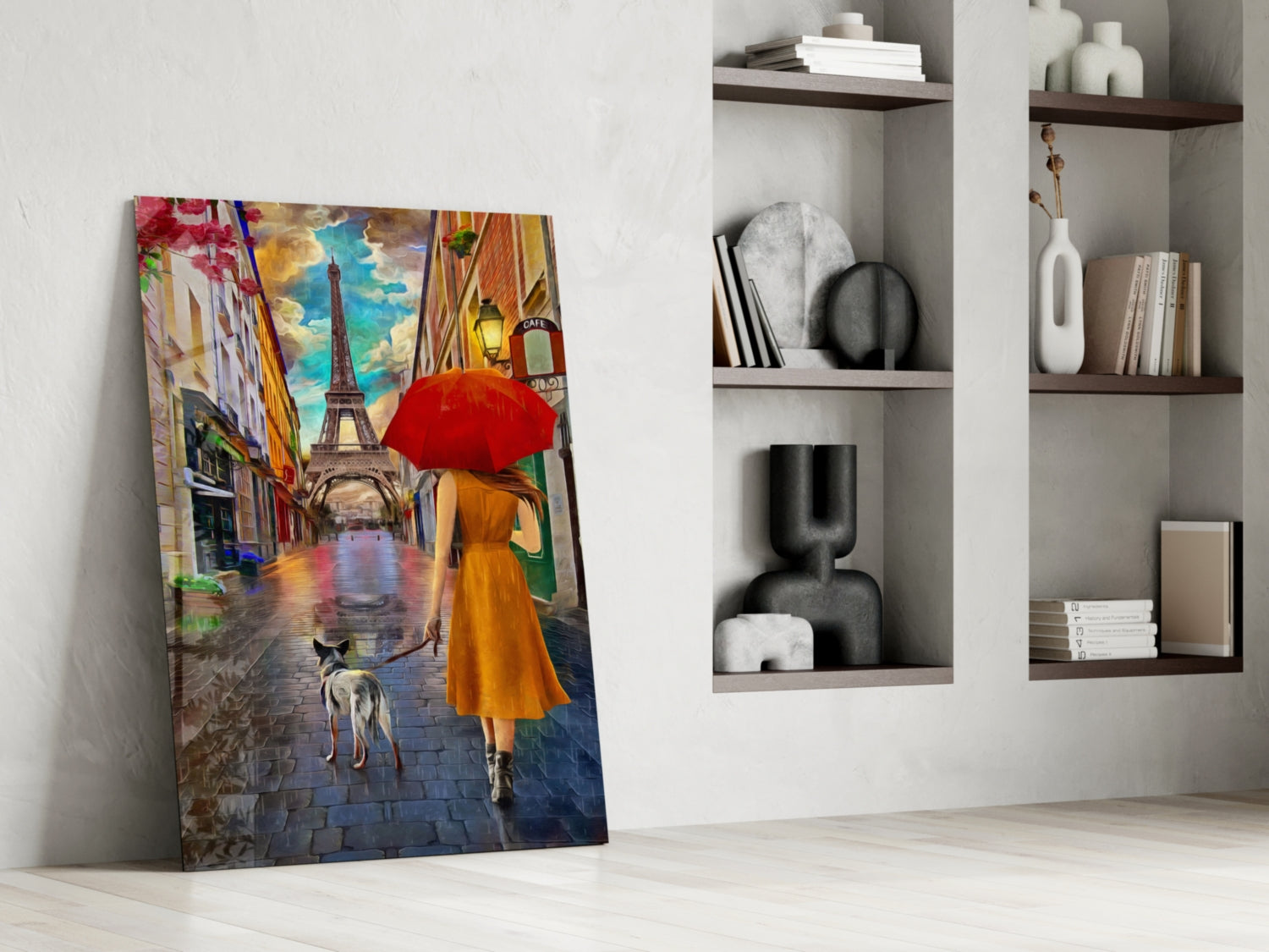 Paris Glass Wall Art.