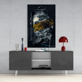 Poseidon Glass Wall Art.
