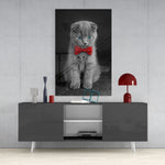 Cat Glass Wall Art.