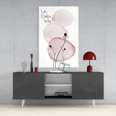 La Dolce Vita Glass Wall Art.