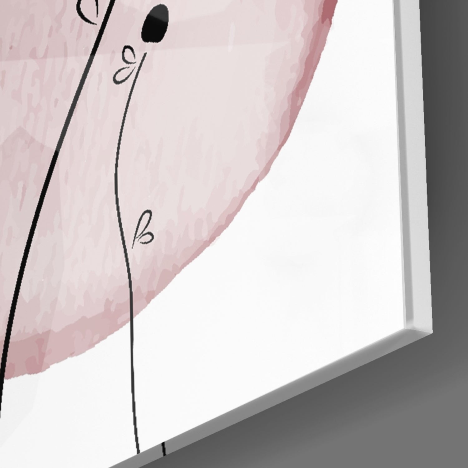 La Dolce Vita Glass Wall Art.