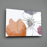 Flower Glass Wall Art