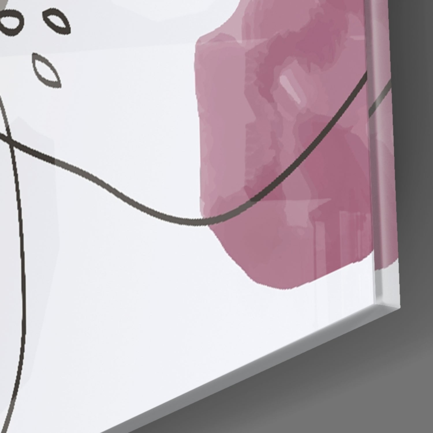 Flower Glass Wall Art.