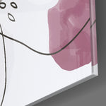 Scandi Bloom panel catching window light to reveal its tactile outline