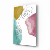 Scandi-playful panel bringing calm drama to a contemporary entryway