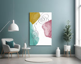 Pastel Drift panel adding calm mood to a hallway