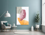 Mauve Stack panel adding calm mood to a hallway