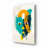 Modernist-fauvist panel bringing bold drama to a contemporary living space