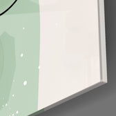 Line Tropical panel catching window light to reveal its tactile outline